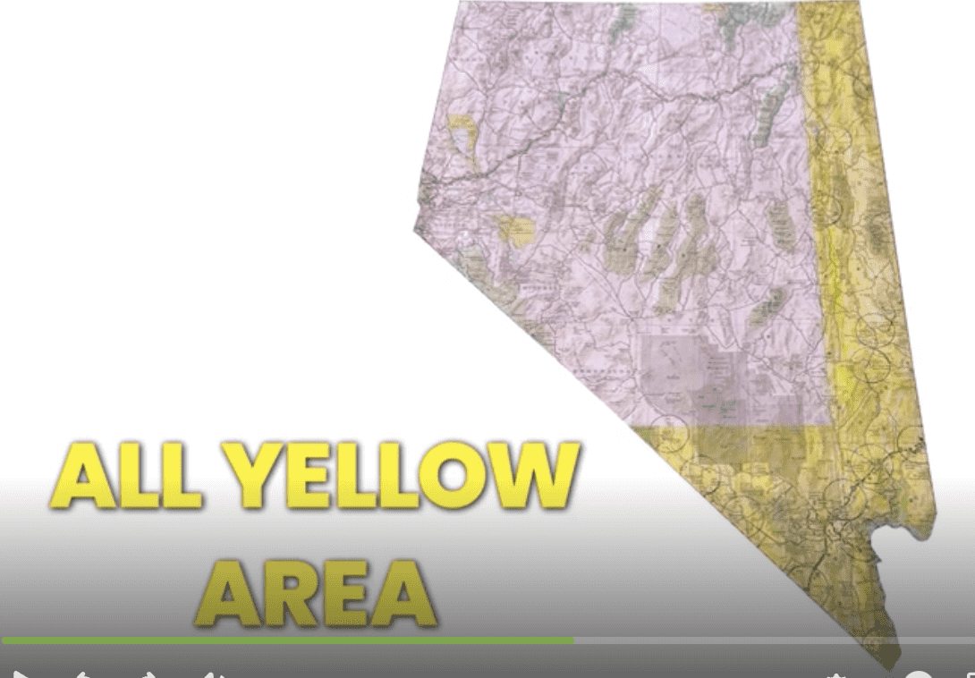 黄色く塗られた部分が無所属の土地